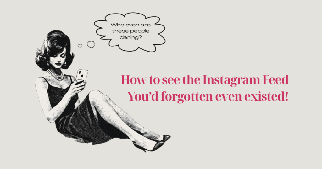 The VS Blog about how to add the Chronological Feed to Instagram.