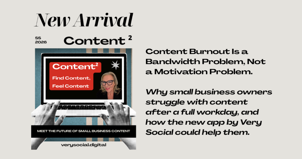 The new app by Very Social - Content ²