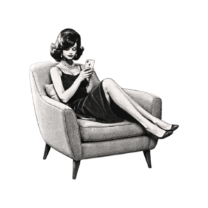 Margot, your retro chick assistant!